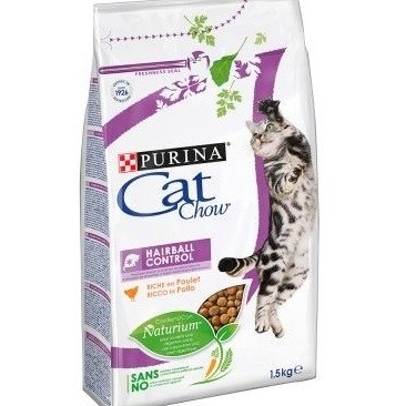 PURINA CATCHOW HAIRBALL POLLO 1.5KG