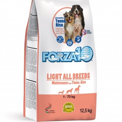 FORZA10 LIGHT ALL BREEDA TONNO E RISO 12.5 KG