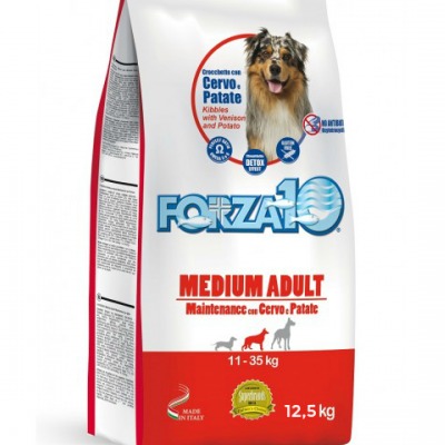 FORZA 10 CANE MEDIUM ADULT MANT. CERVO/PATATE12,5 KG