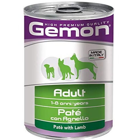 GEMON CANE ADULT AGNELLO PATE  415GR