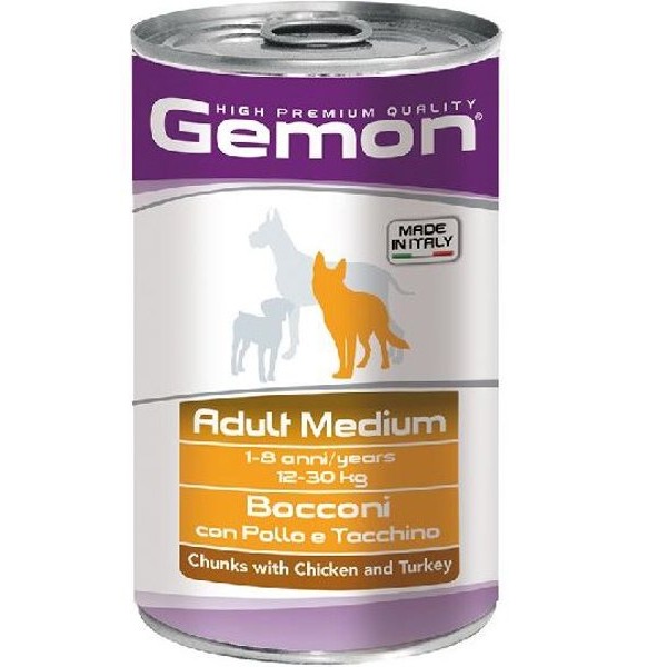 GEMON CANE MEDIUM POLLO/TACC 1250 GR