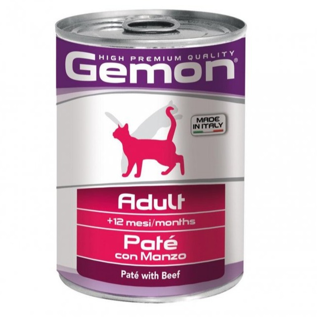 GEMON GATTO ADULT MANZO 400GR