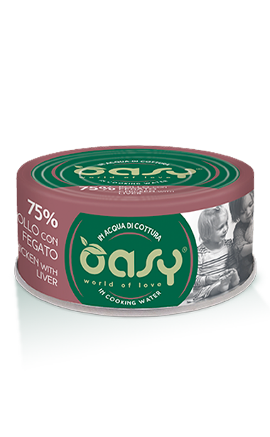 OASY MORE LOVE  POLLO CON FEGATO 70 GR