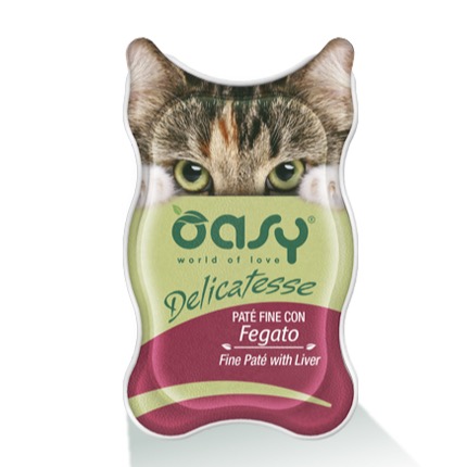 OASY DELICATESSE PATE CON FEGATO 85 GR