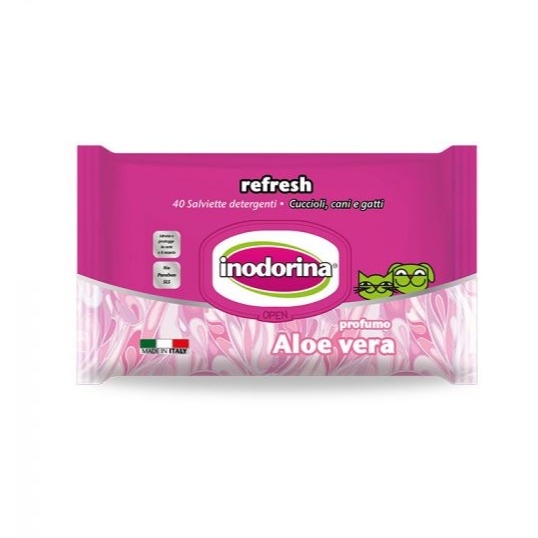 INODORINA Salviette Refresh Aloe Vera