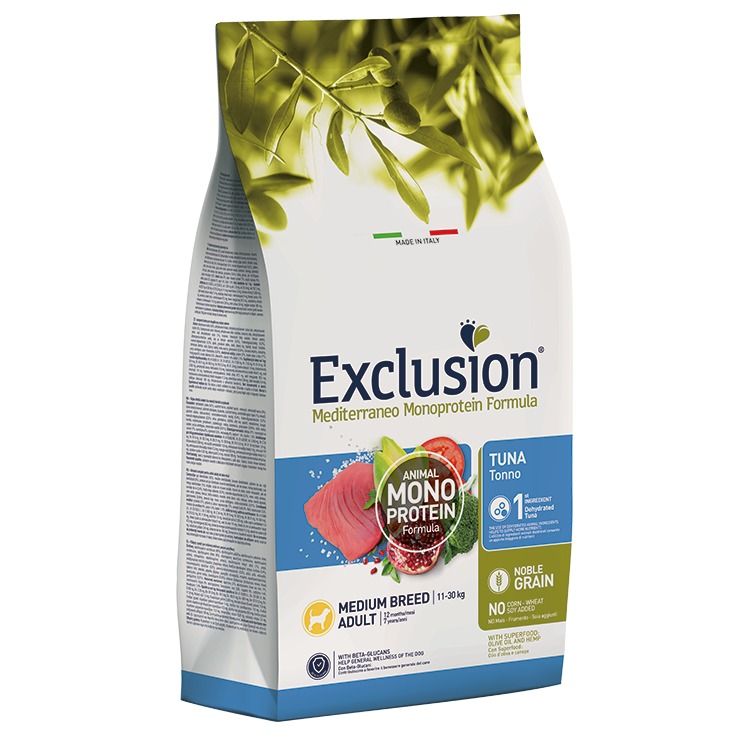 EXCLUSION ADULT MEDIUM BREED TUNA