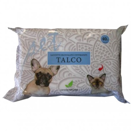 SALVIETTE TALCO PET