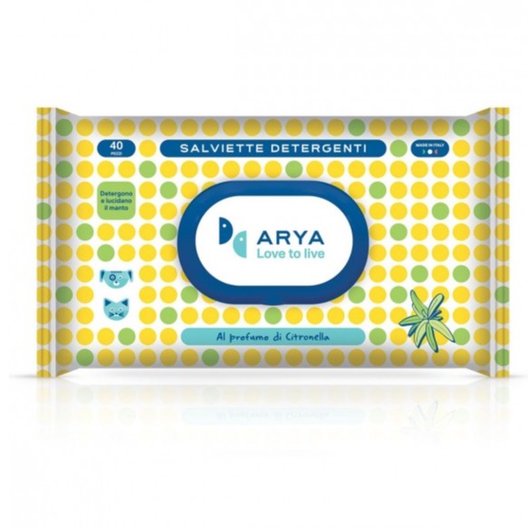 ARYA SALVIETTE CITRONELLA 40 PZ