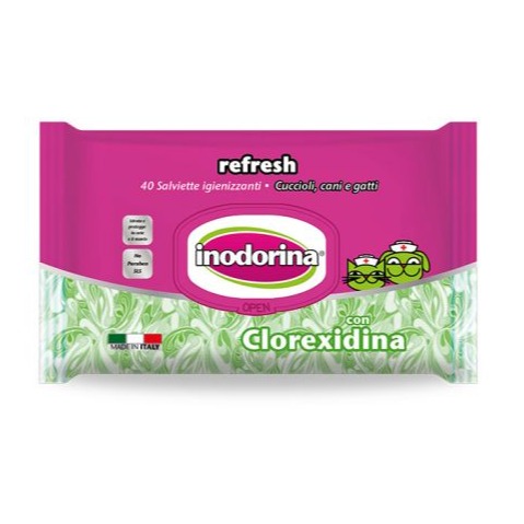 INODORINA SALVIETTE CLOREXIDINA 