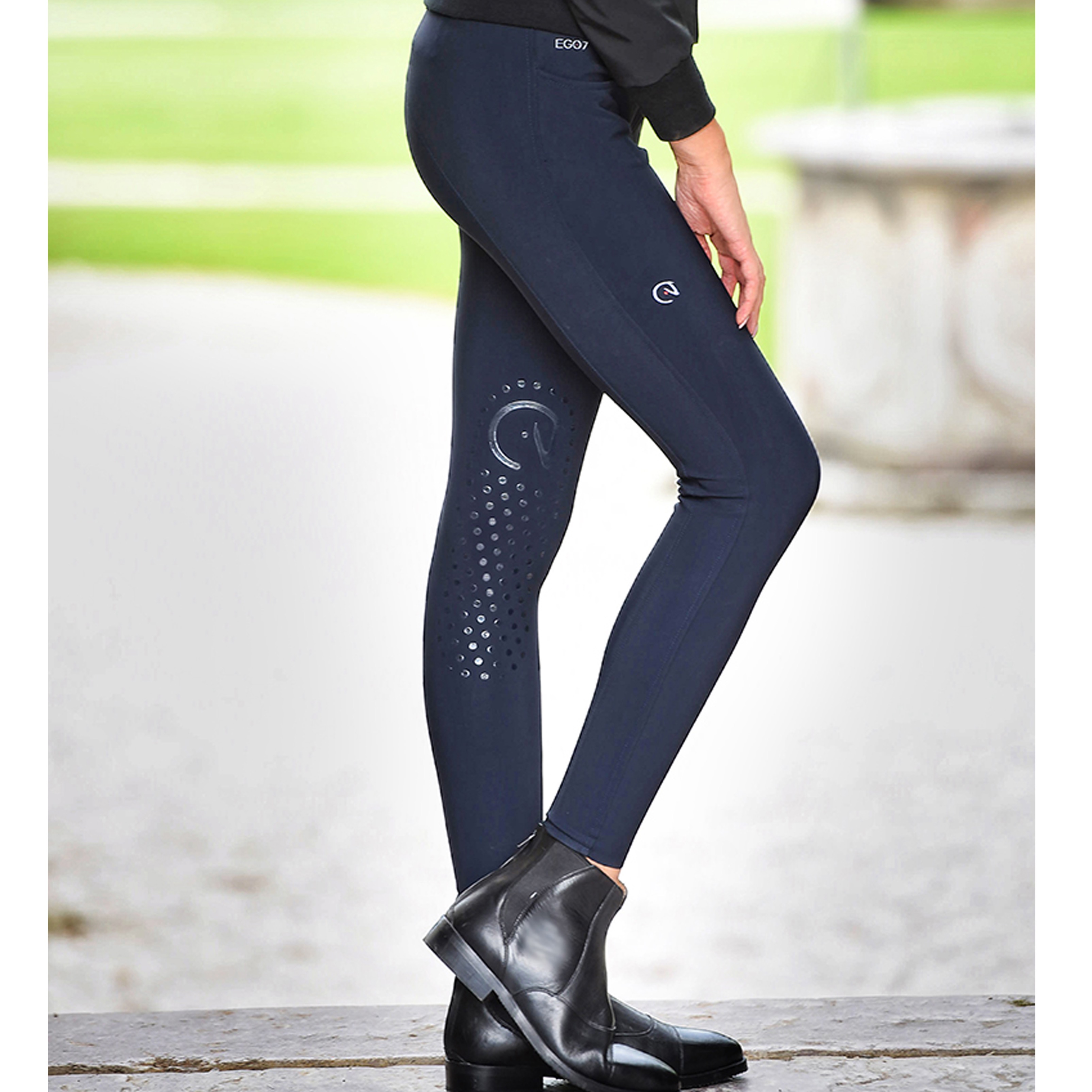 PANTALONE EGO7 DONNA NAVY BLUE TG 40