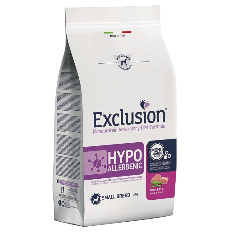 EXCLUSION HYPOALLERGENIC PORK&PEA MEDIUM/LARGE BREED 12KG