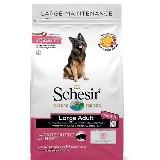 SCHESIR DOG PROSCIUTTO LARGE 3kg.