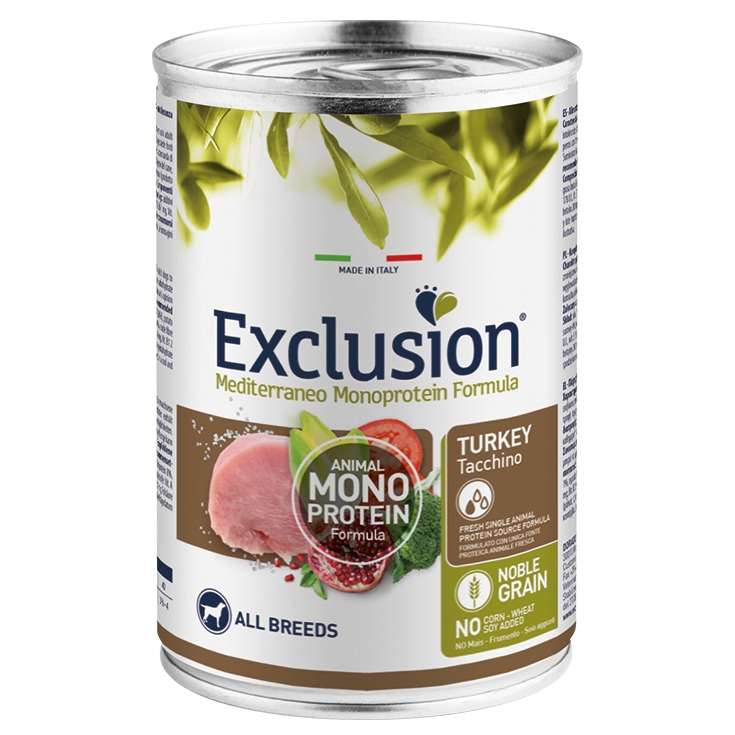 EXCLUSION ADULT TURKEY ALL BREEDS 400 GR.