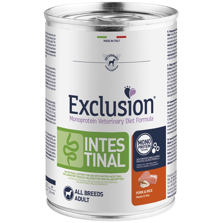 EXCLUSION INTESTINAL PORK/RICE 400GR