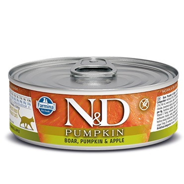 FARMINA N&D GATTO ZUCCA E AGNELLO 80 GR