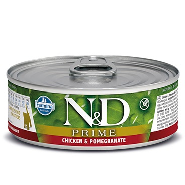 FARMINA N&D GATTO KITTEN POLLO E MELOGRANO WET FOOD 80 GR