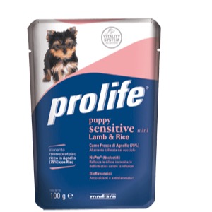 PROLIFE PUPPY SENSITIVE MINI AGNELLO E RISO 100GR