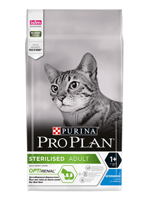 PURINA PRO PLAN STERILISED ADULT 1+ RICCO IN TACCHINO, SALMONE, CONIGLIO