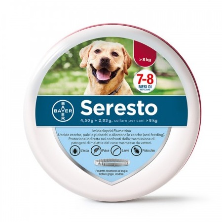 SERESTO CANE  + KG. 8 COLLARE ANTIPARASSITARIO